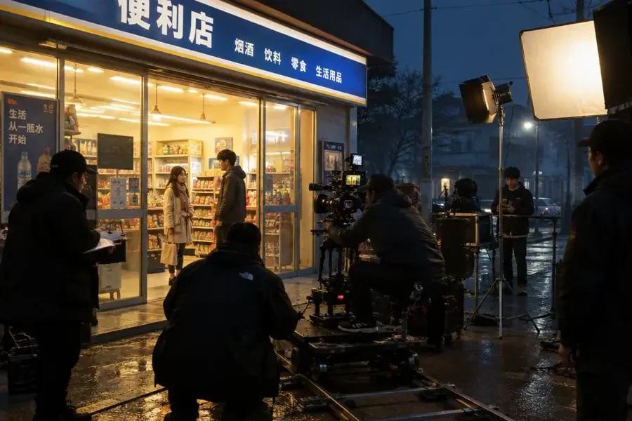 深夜便利店拍摄现场:一场没有台词的戏怎么拍 花絮图 深夜便利店拍摄现场:一场没有台词的戏怎么拍 幕后花絮截图
